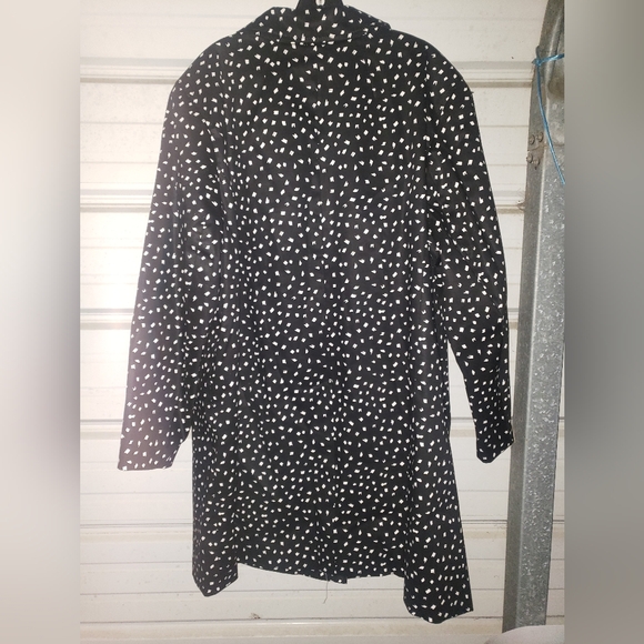 3X Plus Size Talbots Black Mac Jacket long coat women's - Picture 8 of 8